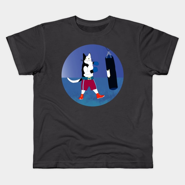 Cat Kids T-Shirt by momomoma